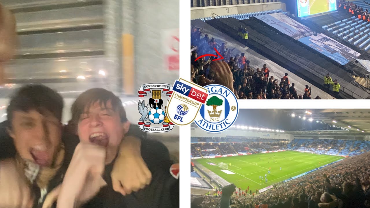 LIMBS & PYROS as Sky Blues FINALLY go top half! | Coventry City 2-0 Wigan Athletic Matchday Vlog