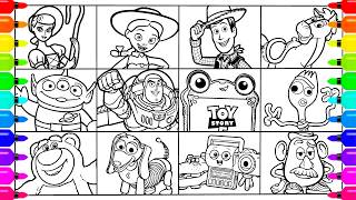 Toy Story 5 Coloring Pages Satisfying Coloring all Characters Toy Story Disney 5