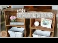 DIY Bedroom Furniture?! FARMHOUSE Nightstands