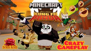 Kung Fu Panda Minecraft | Funny Gameplay With Doris-Rose