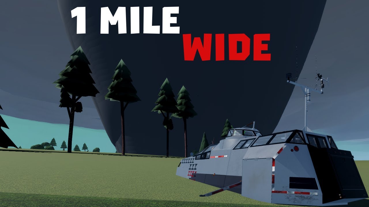 1 Mile Wide Tornado Hits Town! I Twisted Roblox - YouTube