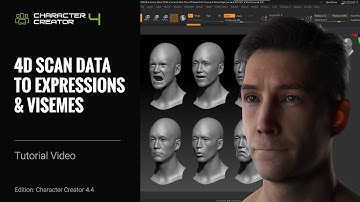 4D Scan Data to Secondary Expressions & Viseme | 3D Scan Pipeline Tutorial Part 5