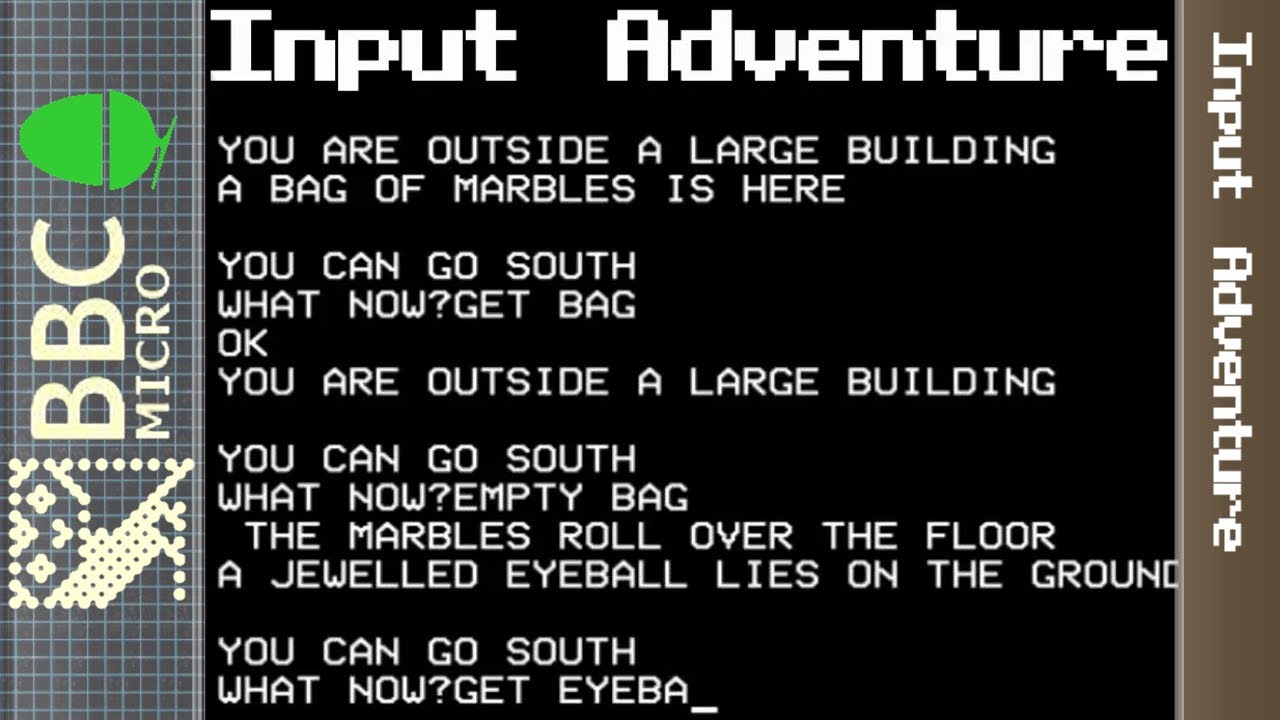 Input Adventure - BBC Micro [Longplay] - YouTube