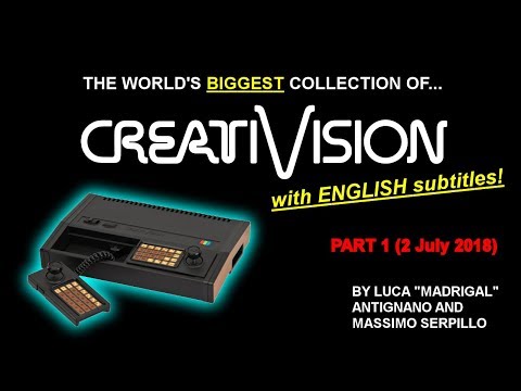 The biggest CreatiVision collection in the world - Part 1