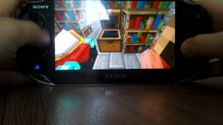 Играю в minecraft на PS VITA