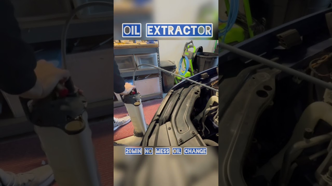 Oil extractor pump NO MESS - 20 min 