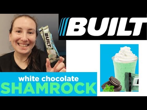 BUILT BAR WHITE CHOCOLATE SHAMROCK