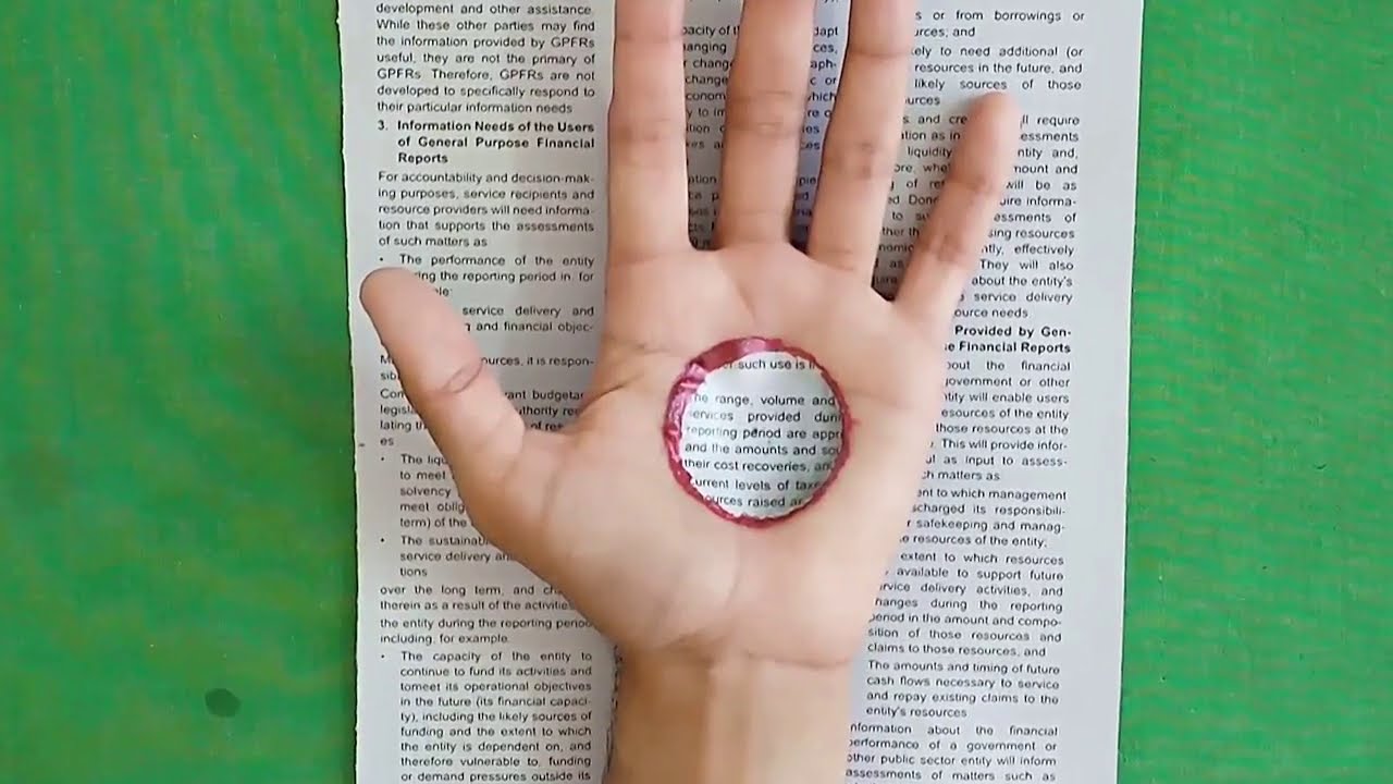 How To Make Hole In Hand illusion Art By Mr Crafty 3d illusion YouTube