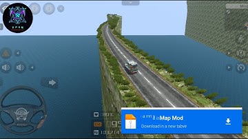 new map mod most dangerous map mod for bus simulator Indonesia bussid game #mod_map_bussid