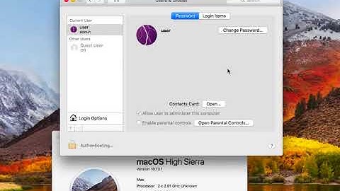 Security : Demonstration of macOS  Authentication Bypass Security Issue