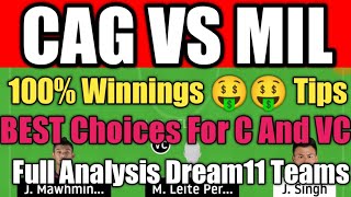 Cag Vs Mil Dream 11 Team Cag Vs Mil Dream 11 Team Cag Vs Mil Dream 11 Serie A
