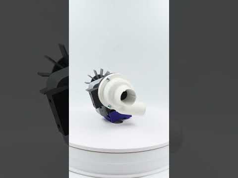 Насос у зборі GRE для пральної машини Ariston, Indesit C00027882, видео 1