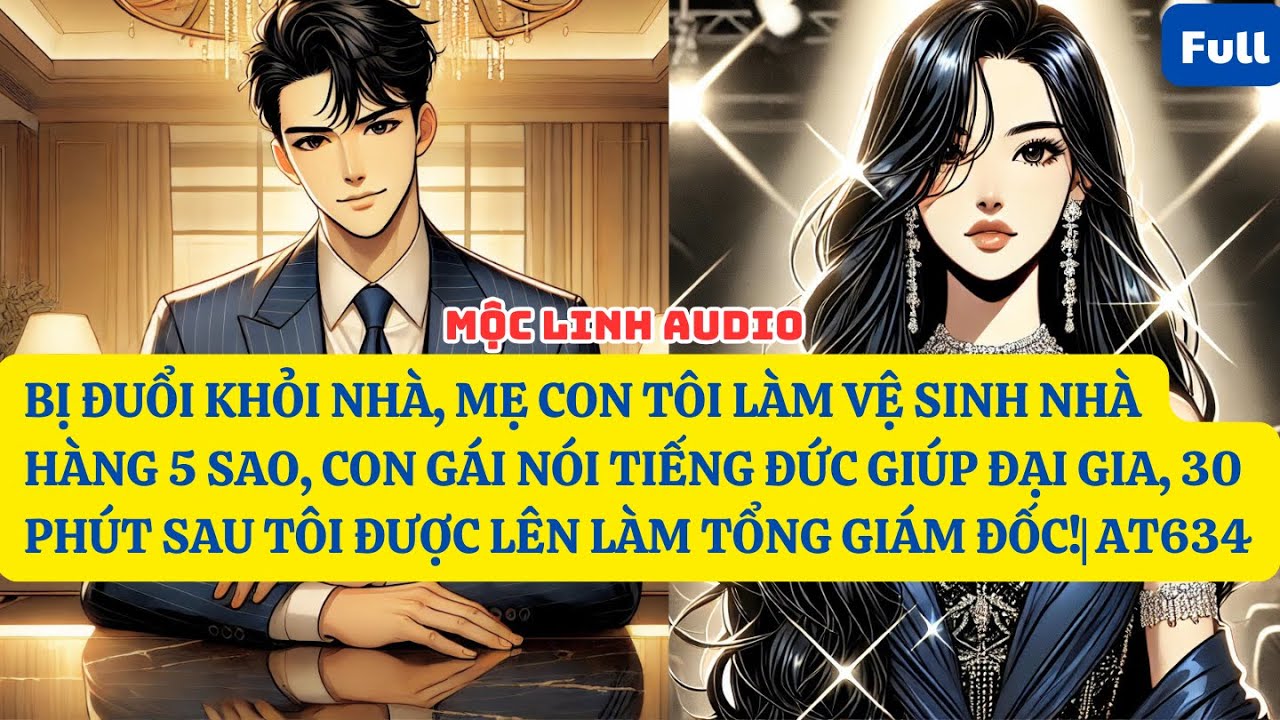 BỊ ĐUỔI KHỎI NHÀ, MẸ CON TÔI LÀM VỆ SINH NHÀ HÀNG 5 SAO, CON GÁI NÓI TIẾNG ĐỨC GIÚP ĐẠI GIA,| AT634