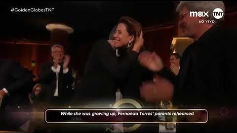 Íntegra | Fernanda Torres ganhando o Globo de Ouro de Melhor Atriz em Filme de Drama | TNT