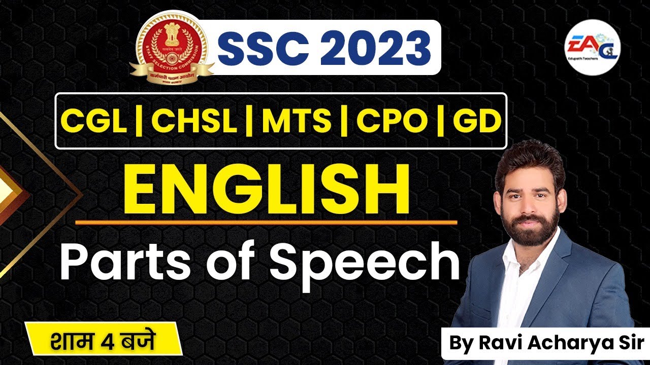 SSC 2023 | CGL | CHSL | MTS | CPO | GD | ENGLISH CLASS | PARTS OF ...