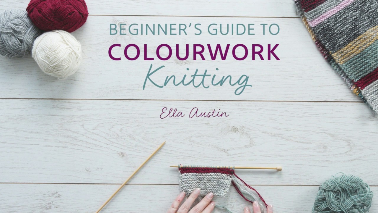 How to change colour in knitting - YouTube