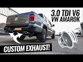 3.0 TDI VW Amarok Downpipes and Custom Exhaust! - DARKSIDE DEVELOPMENTS