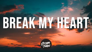 Samantha Harvey - Break My Heart (LYRICS) Lyrics | Dua Lipa