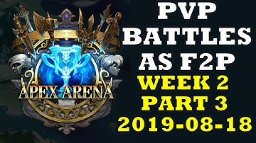 Langrisser M - Apex Arena S1 Week 2 Part 3, 2019-08-18