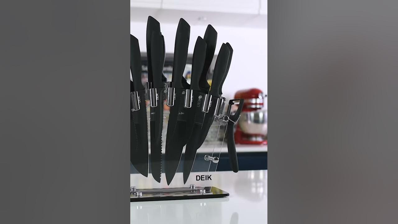 DEIK 16 pieces knife set, Stainless Steel