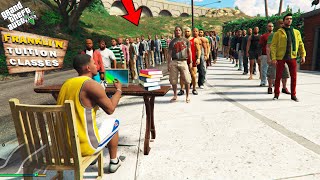 GTA 5 : Franklin & Shinchan Tests Students For Franklin Tuition Classes In GTA 5 ! (GTA 5 Mods)