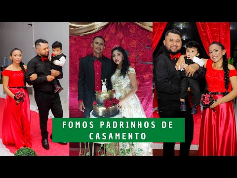 FOMOS PADRINHO DE CASAMENTO DO MEU IRMÃO.