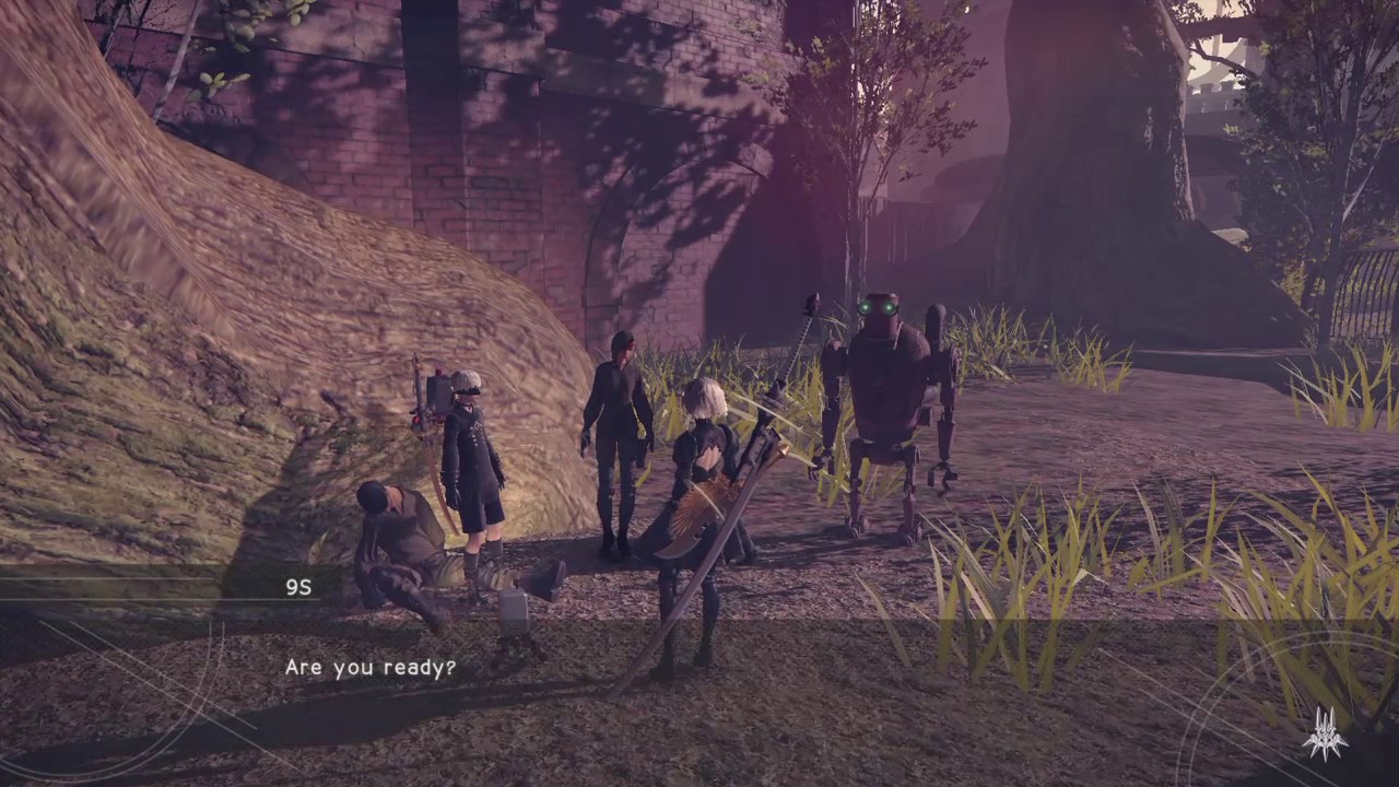 NieR:Automata The Wandering Couple quest ending - YouTube