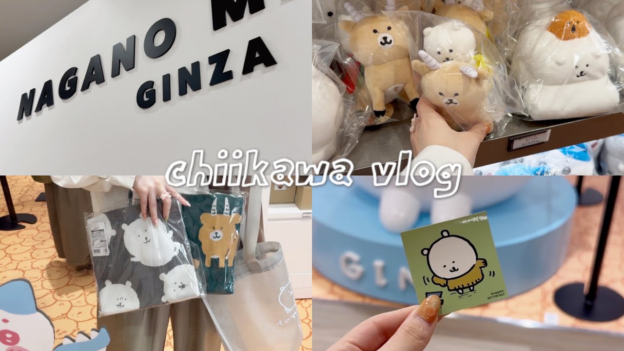 【ちい活vlog】ナガノマーケットGINZA（早インパラ回）｜10月新商品｜購入品紹介｜ちいかわ