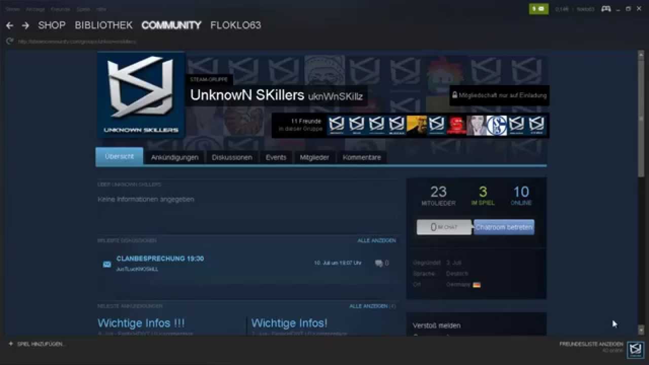CS:GO Clanvorstellung UnknowN SKillers!!! Wir suchen Member!