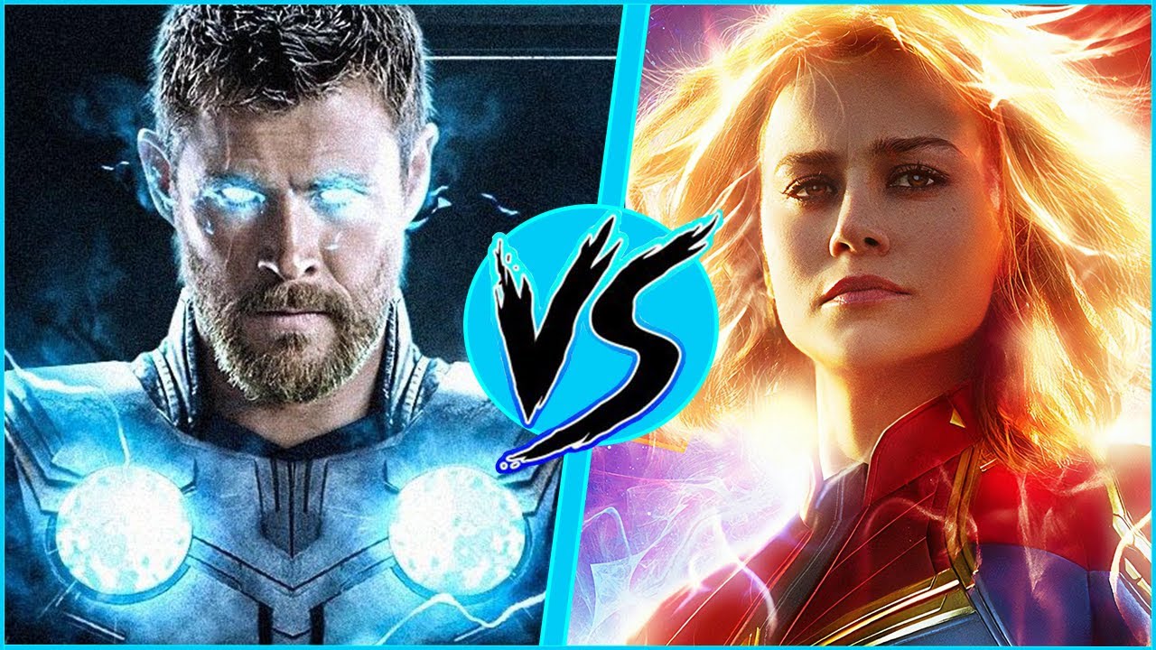 Thor Vs Captain Marvel | Mcu | Marvel Comics | Battle Arena | What If...? |  Danco - Youtube