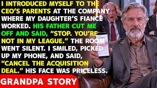 “YOU’RE NOT IN MY LEAGUE!” My Daughter’s Fiancé’s Father Said—Then I Canceled His Acquisition Deal