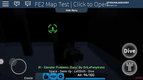 Fe2 map test-elevator problems (easy)