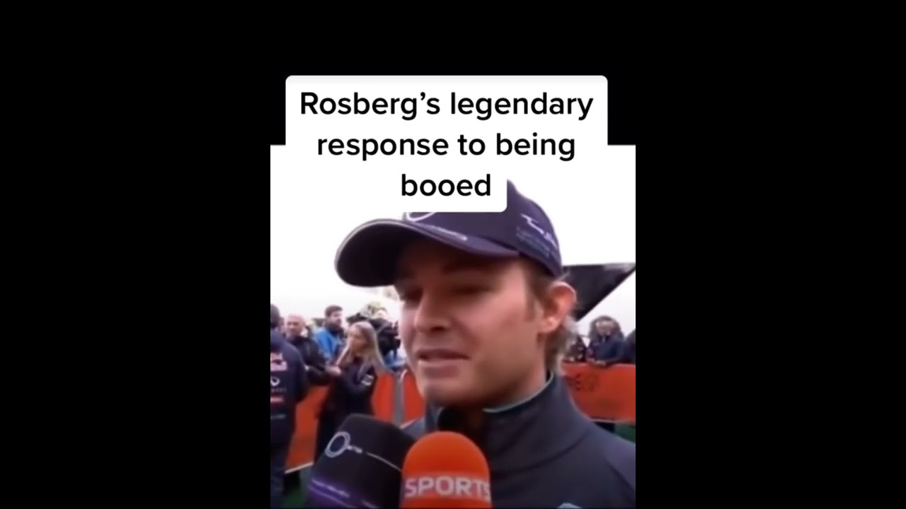 Nico Rosberg Legendary Response To Being Booed By British Fans F1 Credit Wolf