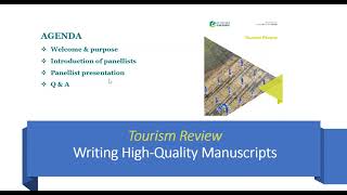 Article Writing Webinar: Writing & Publishing in High-Quality Research Manuscripts