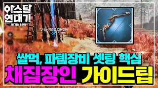 [아스달 연대기] 장비 셋팅 필수! 채집 A~Z까지의 핵심 가이드 [장비, 내구도, 채집기술]