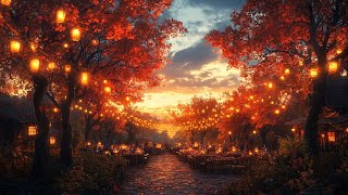Jazz Harvest Day | Autumn Serenade Under Lanterns | Cozy Music Evening