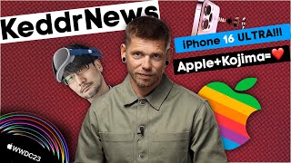 Apple вривається в дорослий геймінг з Кодзімою!!! WWDC 2023 і інші новини технологій - KeddrNews