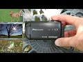 Panasonic HC  V180 Camcorder  Review and Footage