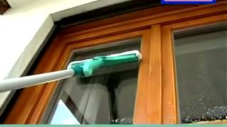 Щетка Hausrein с губкой с телескопической ручкой Leifheit Арт. 51120_ТД