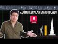 ¿Cómo ESCALAR 📐 un plano en AUTOCAD? 🔴