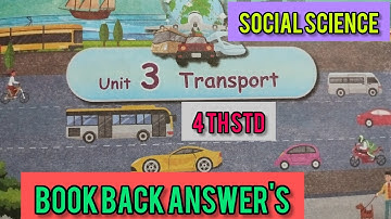 Transport 🚇 book back answer | 4th standard