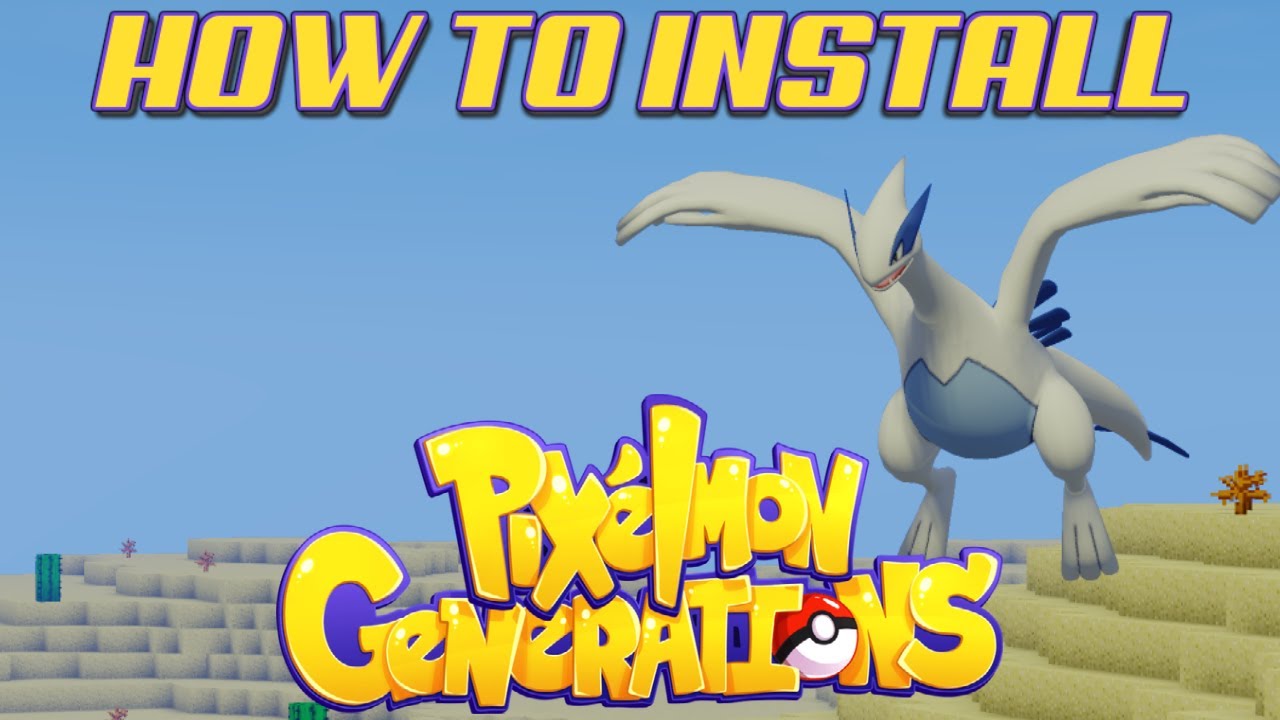HOW INSTALL PIXELMON GENERATIONS! Minecraft Java Pokemon Mod -