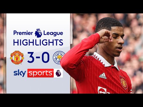 Rashford bags brace to break his own scoring record 🔥 | Man Utd 3-0 Leicester | EPL Highlights