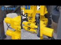 Water well drilling rig gripper display