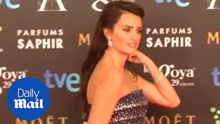 Full Penelope Cruz looks like a princess in gown at Goya Awards - Daily Mail Guide