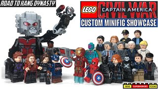 LEGO CAPTAIN AMERICA: CIVIL WAR Custom Minifig Showcase (Road to KANG DYNASTY Updated Customs)