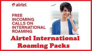 Airtel International Roaming Packs