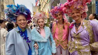 NY Easter Parade and Bonnet Festival on Fifth Ave: Choose your favorite Hat!New York-April 20, 2025