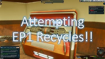 11 Attempts of Explosive Projectiles Recycle 1 Blueprint!! (EP1) [Entropia Universe: Construction]