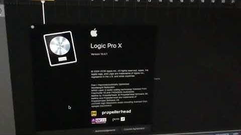 Logic Pro X 10.4.1